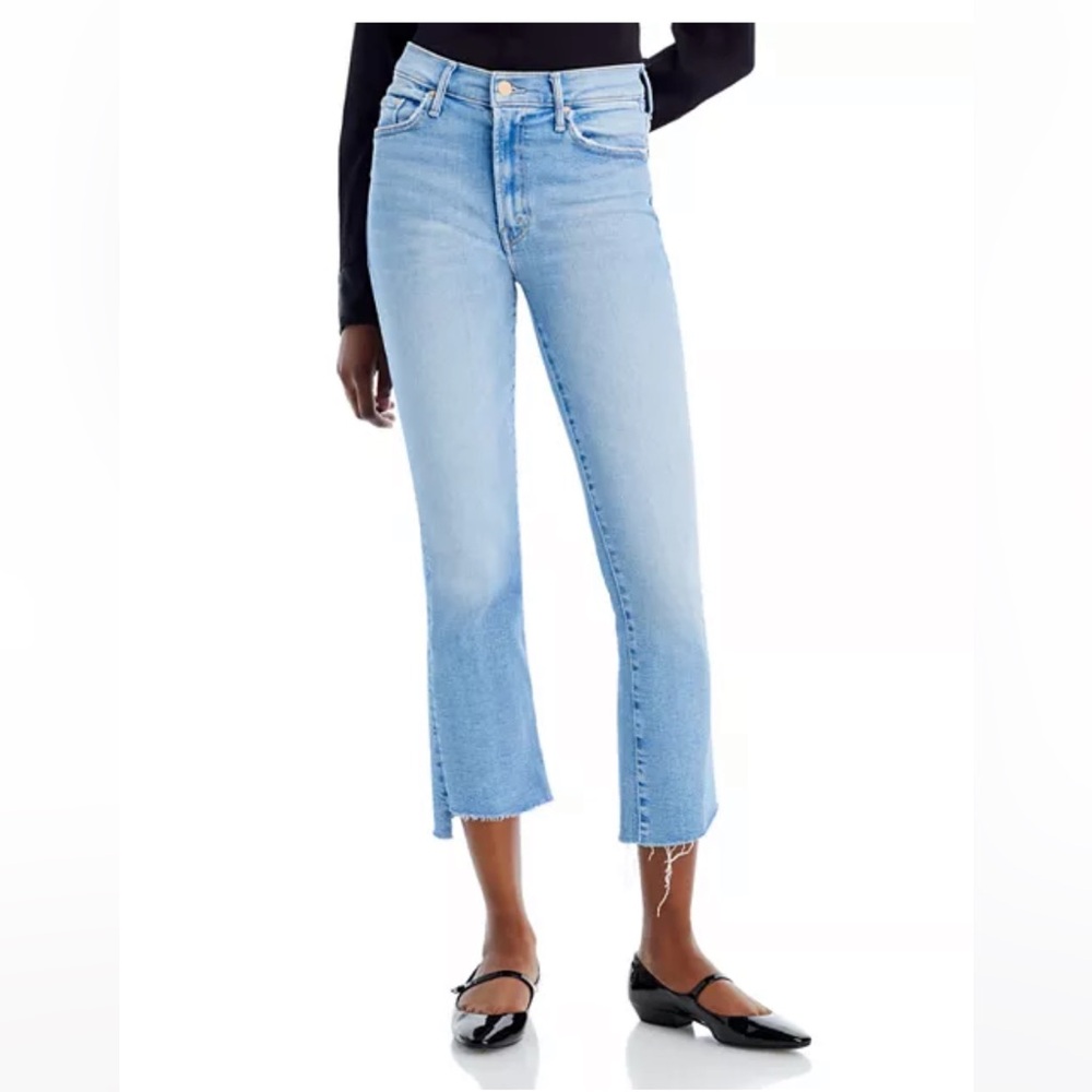 MOTHER The Insider Crop Step Fray Jeans